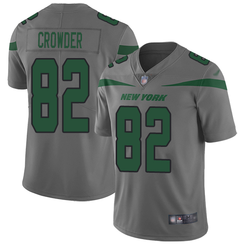 New York Jets Limited Gray Men Jamison Crowder Jersey NFL Football #82 Inverted Legend->new york jets->NFL Jersey